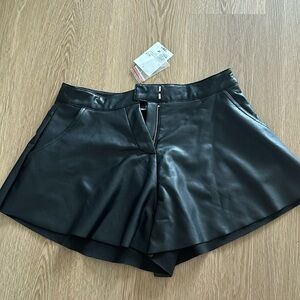 Forever 21 faux leather shorts
